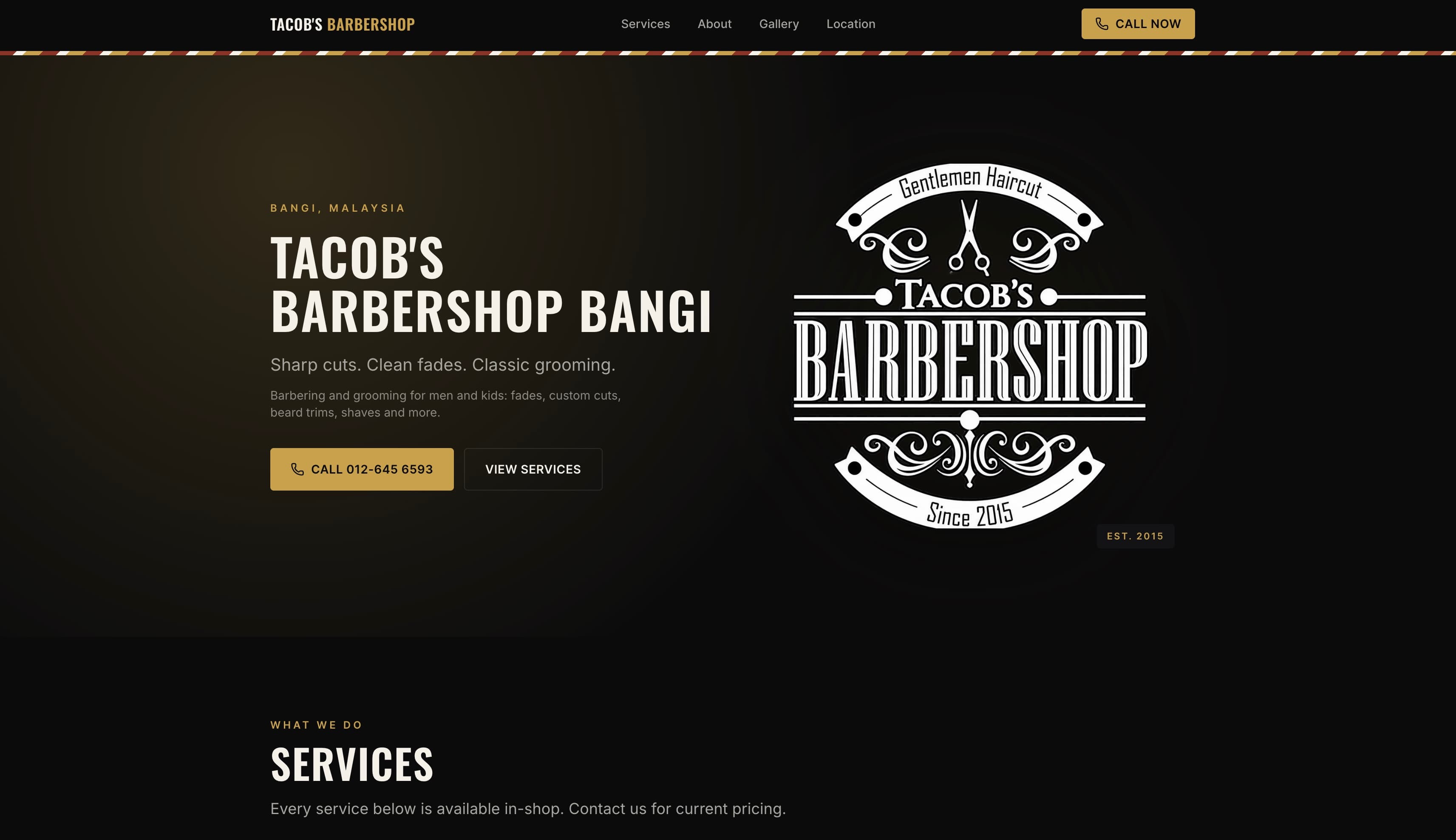 Tacob's Barbershop screenshot